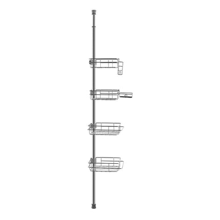 42" to 114" High Shower Corner Caddy Tension Pole Rust-Proof Tension Pole.