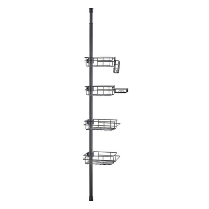 42" to 114" High Shower Corner Caddy Tension Pole Rust-Proof Tension Pole.