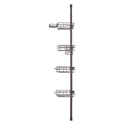 42" to 114" High Shower Corner Caddy Tension Pole Rust-Proof Tension Pole.