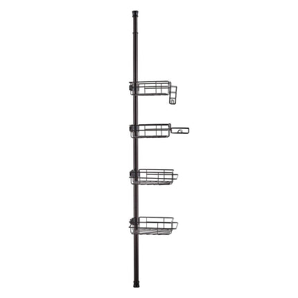 42" to 114" High Shower Corner Caddy Tension Pole Rust-Proof Tension Pole.