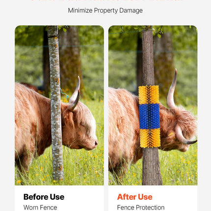 Livestock Scratching Brush 2Pcs Itch Relief Horse Scratcher Brush 17.1 in.