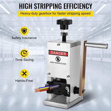Wire Stripping Tool 0.06-0.98 Inch Cable Wire Stripping 1 Cutting Blade Wire for cutting and Stripping Scrap Copper Wire.