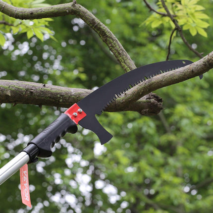 Manual Pole Saw Extendable Tree Pruner 1.5 m-6.1 m Aluminum Alloy Pole.
