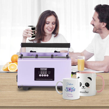 Tumbler Heat Press Machine 11-30oz Mug Press Sublimation Tumblers Purple.