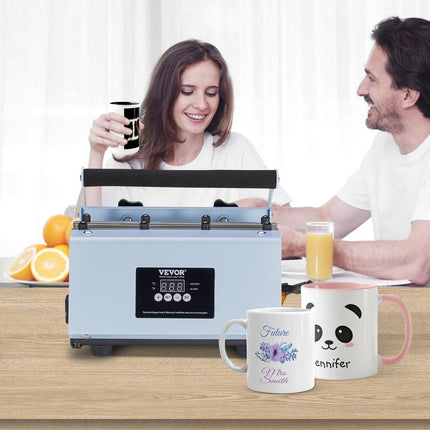 Tumbler Heat Press Machine 11-30oz Mug Press Sublimation Tumblers Blue.
