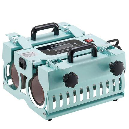 Tumbler Heat Press Machine 2 Station Heaters 11-30oz Mug Press Sublimation.