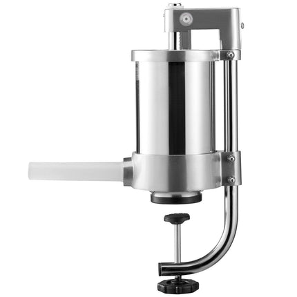 Sausage Stuffer 2.5LBS/1.5L Capacity Homemade Sausage Maker Stainless Steel.