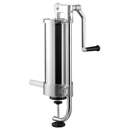 Sausage Stuffer 5LBS/3L Capacity Homemade Sausage Maker Stainless Steel.