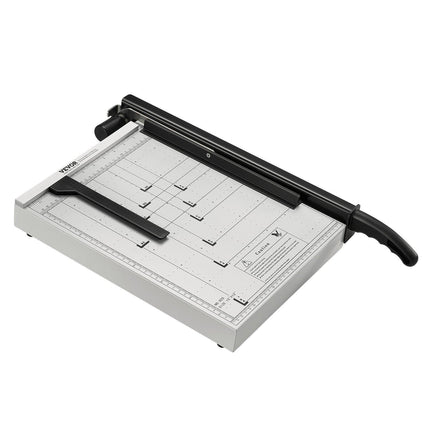 Paper Cutter, Guillotine Trimmer, 381 mm Cut Length, 16 Sheets Capacity, Heavy Duty Guillotine Paper Cutter with Guard Rail/Blade Lock for Cardstock/Cardboard, Paper Trimmer for Home Office.
