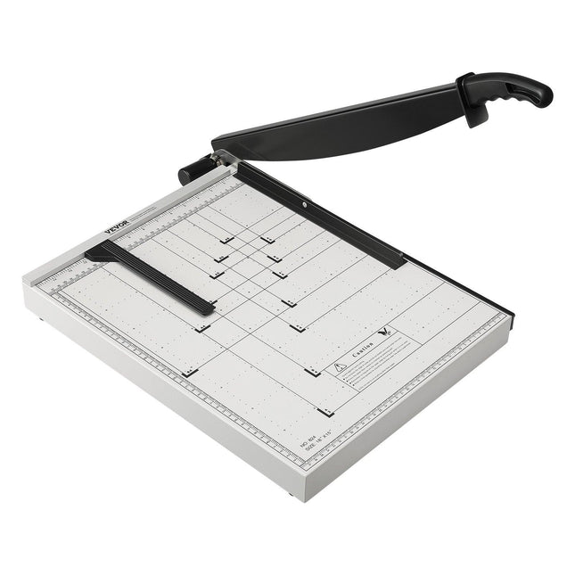 Paper Cutter, Guillotine Trimmer, 457 mm Cut Length, 20 Sheets Capacity, Heavy Duty Guillotine Paper Cutter with Guard Rail/Blade Lock for Cardstock/Cardboard, Paper Trimmer for Home Office.