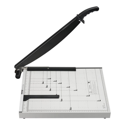 Paper Cutter, Guillotine Trimmer, 457 mm Cut Length, 20 Sheets Capacity, Heavy Duty Guillotine Paper Cutter with Guard Rail/Blade Lock for Cardstock/Cardboard, Paper Trimmer for Home Office.