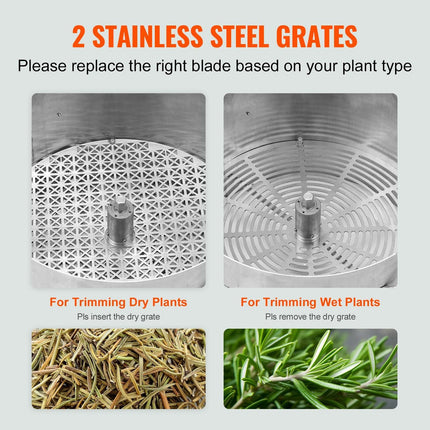 Bud Leaf Trimmer, 39.5cm Stainless Steel Manual Bud Trimmer Machine, with Clear PET Cover for Visual Cutting, Hand Pruners Included, for Cutting Leaves, Buds, Flowers, Hydroponic Plants.