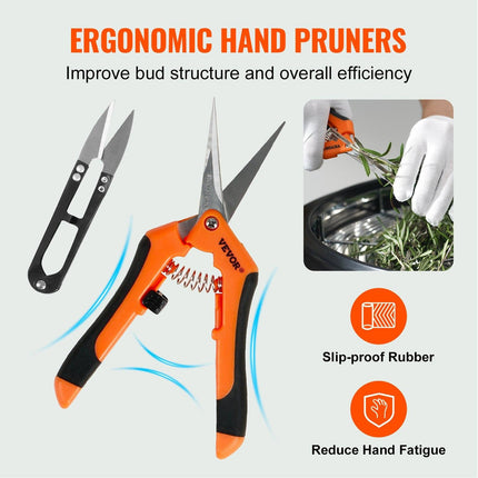 Leaf Bowl Trimmer, 24'' Trimmer Bowl, Manual Bud Trimmer with Stainless-Steel Blades for Twisted Spin Cut, Clear Visibility Dome and Hand Pruner Included, for Cutting Leaves, Buds, Flowers.