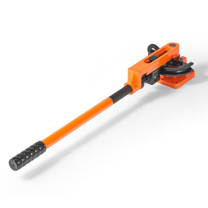 VEVOR Pipe Tube Bender, 3/8" to 1" OD Manual Pipe Tube Bender with 7 Bending Dies, 180° Copper Aluminum Pipes Bending Tools for HVAC Air Conditioning Refrigerator Auto Repair.