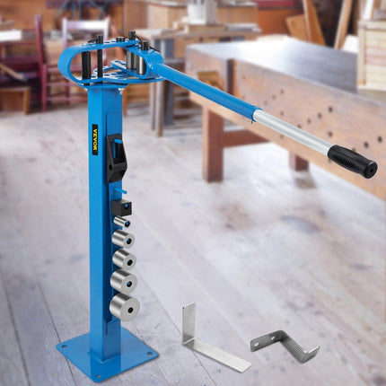 YP-38 Metal Bender 1"-3" Flat Bar Square Rod Bending 7 Dies w/ Floor Stand.