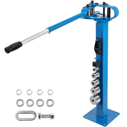 YP-38 Metal Bender 1"-3" Flat Bar Square Rod Bending 7 Dies w/ Floor Stand.