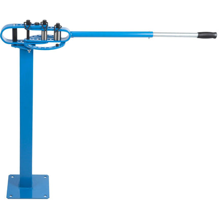 YP-38 Metal Bender 1"-3" Flat Bar Square Rod Bending 7 Dies w/ Floor Stand.