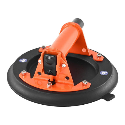 Vacuum Suction Cup, 203 mm Vacuum Glass Lifter with Metal Handle, 195 kg Max Lifting Capacity Tile Suction Cup Tool with Carrying Case for Lifting Large Tile, Granite, Drywall, Windows (2-Pack).