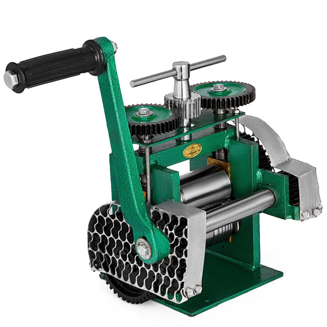 Combination Rolling Mill Machine Roller Width: 120 mm, Roller Diameter: 55 mm Rolling Mill Jewellery 85mm Roller Width Flat Rolling Manual Jewelry Press Tabletting Tool Jewelry DIY Tools.