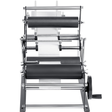 Manual Round Labeling Machine, 15-20pcs/min, Bottle Label Applicator for Round Bottles, Adjustable Manual Round Bottle Labeler Suitable for Round Bottle Diameter 20-120 mm (with Pressing Bar).