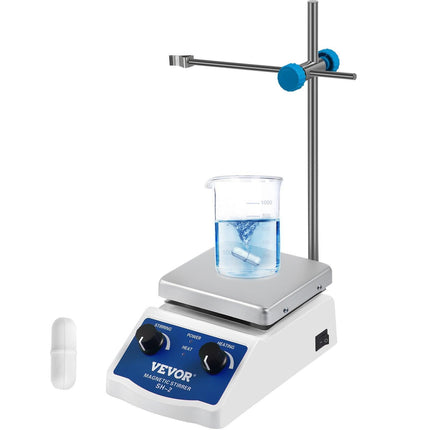 Magnetic Stirrer Magnetic Stirrer Plate Magnetic Plate Aluminum Panel Magnetic Stirrer Hot Plate Magnetic Plate with 1 inch Stirr Bar Magnetic Stirrer Mixer (12*12).