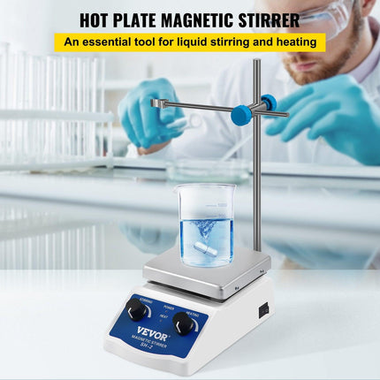 Magnetic Stirrer Magnetic Stirrer Plate Magnetic Plate Aluminum Panel Magnetic Stirrer Hot Plate Magnetic Plate with 1 inch Stirr Bar Magnetic Stirrer Mixer (12*12).