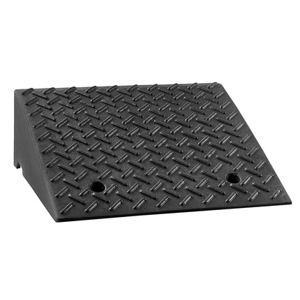 Driveway Curb Ramp, 3.175 Tons Load Capacity, 17.8 cm Rise Height Heavy Duty Curbside Bridge Ramp with Drainage Tank for Wheelchairs, Strollers, Motorcycles, Cars, Lawn Mowers & Trailers, 2 Pack.