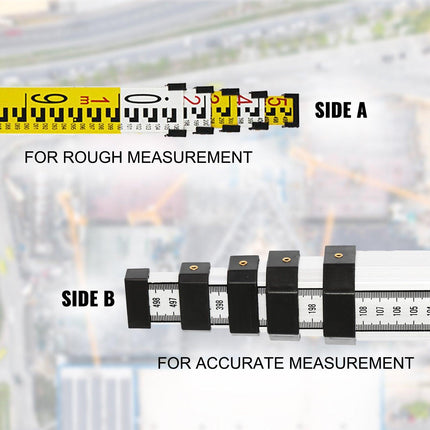 Vevor Super Combination 1.65m Aluminum Tripod + 5m Staff For Rotary Laser Leveltop.