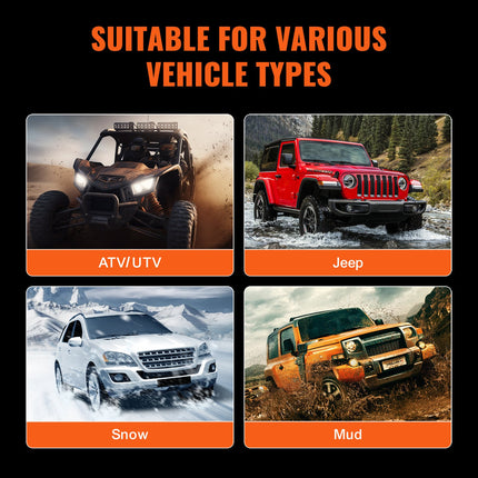 50mm Trailer Shackle Hitch Receiver Heavy Duty Tow Recovery for Truck Jeep.