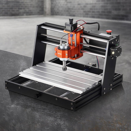 CNC Router Machine, 120W, 3 Axis GRBL Control Wood Engraving Carving Milling Machine Kit, 11.81 x 7.87 x 2.83 in / 300 x 200 x 72 mm Working Area 1200 RPM for Wood Acrylic MDF PVC Plastic Foam.