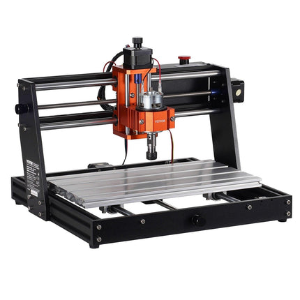 CNC Router Machine, 120W, 3 Axis GRBL Control Wood Engraving Carving Milling Machine Kit, 11.81 x 7.87 x 2.83 in / 300 x 200 x 72 mm Working Area 1200 RPM for Wood Acrylic MDF PVC Plastic Foam.