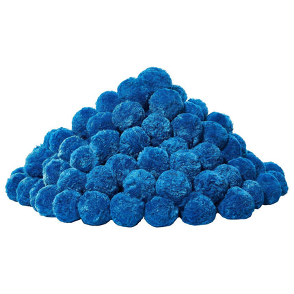 Pool Filter Balls for Sand Filter Pump Swimming Pool 0.71 kg Reusable Blue.