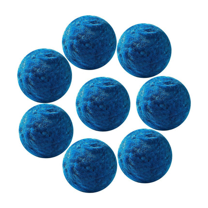 Pool Filter Balls for Sand Filter Pump Swimming Pool 0.71 kg Reusable Blue.
