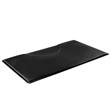 Salon Mat for Hair Stylist, 1525 x 915 mm Rectangle Salon Chair Mat Anti Fatigue, 23mm Thickened PVC + PU Barber Shop Floor Mat with Round Cut Out, Anti-Trip Beveled Edges & Non-slip Bottom.