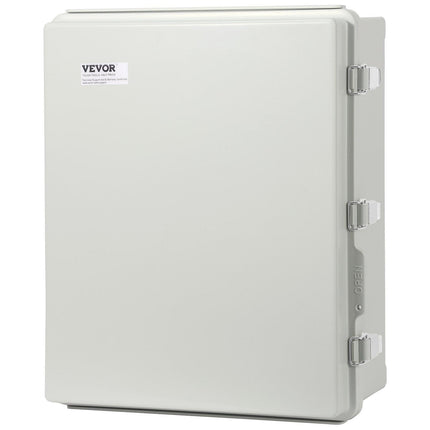 Outdoor Electrical Junction Box, 350 x 250 x 150 mm, ABS Plastic Electrical Enclosure Box with Hinged Cover Stainless Steel Latch, IP67 Dustproof Waterproof for Outdoor Electrical Projects.