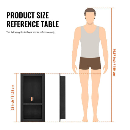 Shower Niche Ready for Tile 40.64 x 81.28 cm, Double Shelf Organizer, Square Corners Wall-inserted Niche Recessed, Sealed Protection Modern Soap Storage Niche for Shower Bathroom, Black.