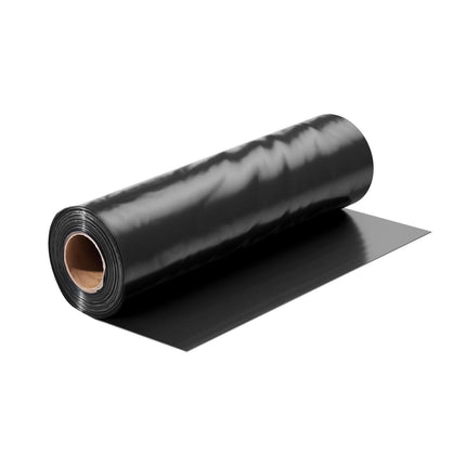 6Mil Plastic Sheeting Roll 10 x 100 FT Heavy Duty Film Black & White.