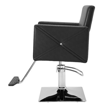 Salon Chair, Barber Chair for Hair Stylist, Styling Chair with Heavy Duty Hydraulic Pump, Swivel Hair Salon Chair with Footrest for Beauty Spa Shampoo, Max Load Weight 330 lbs, Black.