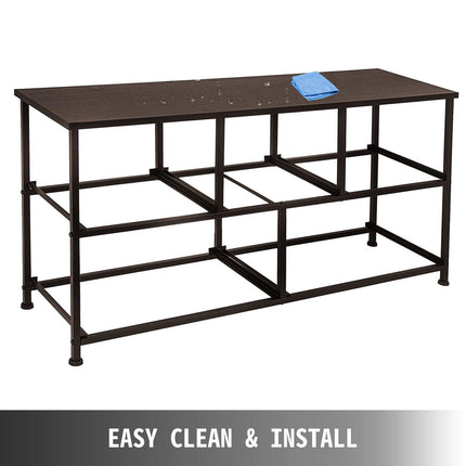 Dresser Storage Tower with 5 Fabric Drawer Steel Frame Storage Cabinet Bin Storage Organizer Unit Fabric Cube Dresser Chest Cabinet Coffee Wide (Coffee/Wide).