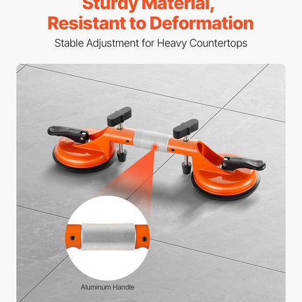 Seamless Seam Setter 5" Suction Cup for Countertop Seam Joining & Leveling.