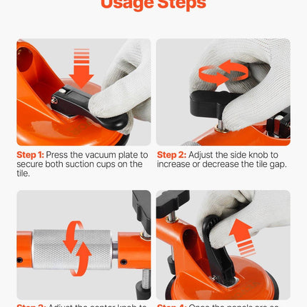 Seamless Seam Setter 5" Suction Cup for Countertop Seam Joining & Leveling.