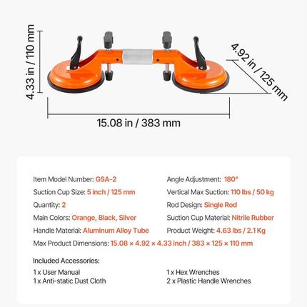 Seamless Seam Setter 5" Suction Cup for Countertop Seam Joining & Leveling.