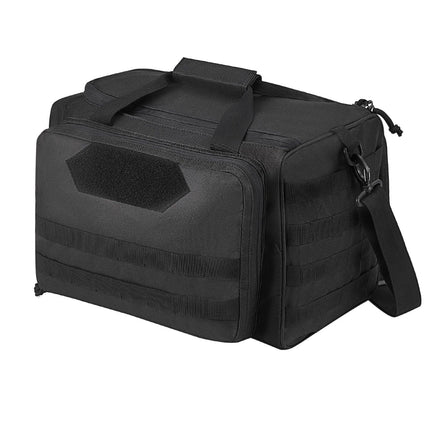 Range Bag for 3 Pistols Tactical Gun Range Bag Single Shoulder Strip Black.