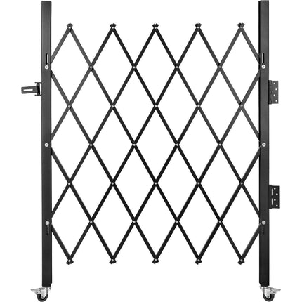 Single Folding Security Gate Folding Door Gate 37"W x 48"H Scissor Gate.