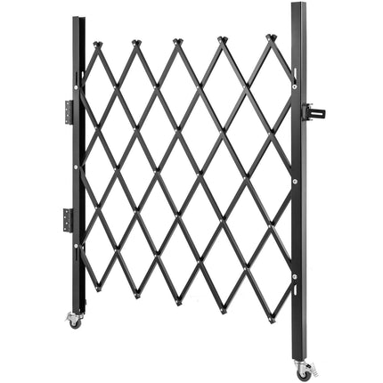 Single Folding Security Gate Folding Door Gate 48"H x 66"W Scissor Gate.