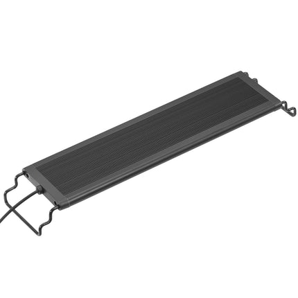Aquarium Light, 14W Full Spectrum Fish Tank Light with 24/7 Natural Mode, Adjustable Timer & 5-Level Brightness, with Aluminum Alloy Shell Extendable Brackets for 12"-18" Freshwater Planted Tank.