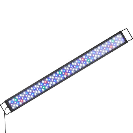 Aquarium Light, 26W Full Spectrum Fish Tank Light with 24/7 Natural Mode, Adjustable Timer & 5-Level Brightness, with Aluminum Alloy Shell Extendable Brackets for 30"-36" Freshwater Planted Tank.