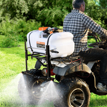 ATV Sprayer 60 L/15.9 Gal ATV/UTV Spot Sprayer with A Nozzle Boom 1.9 GPM.