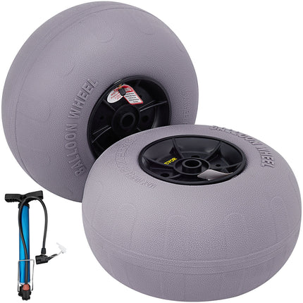 Balloon Beach Wheels Replacement Beach Tires 13" TPU 121 LBS Load Capacity.