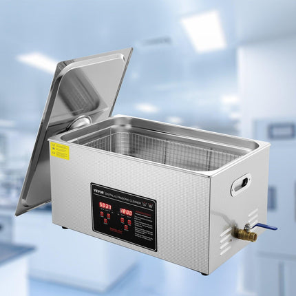 22L Ultrasonic Cleaner with Timer Heating Machine Digital Sonic Cleaner.